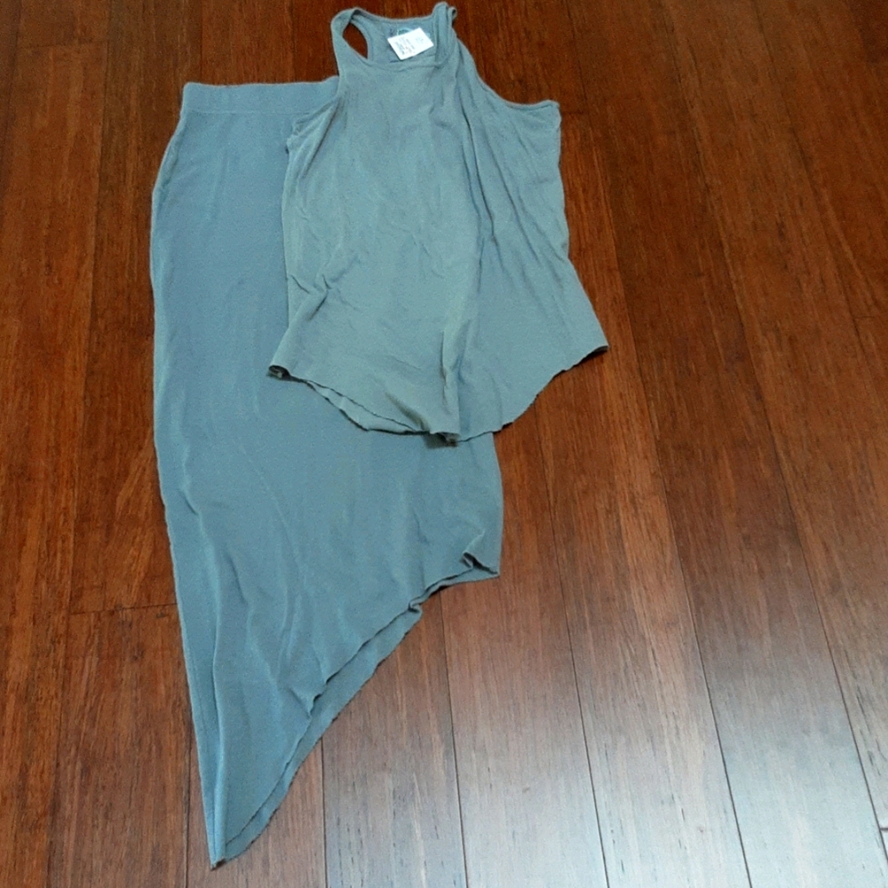 Womens tank and skirt